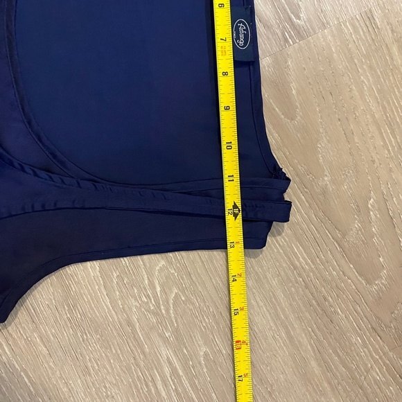 Women's Arfango 1902 Sleeveless 2 layer Blouse. Blue. EU 40. US L. Resortwear. - Picture 8 of 10